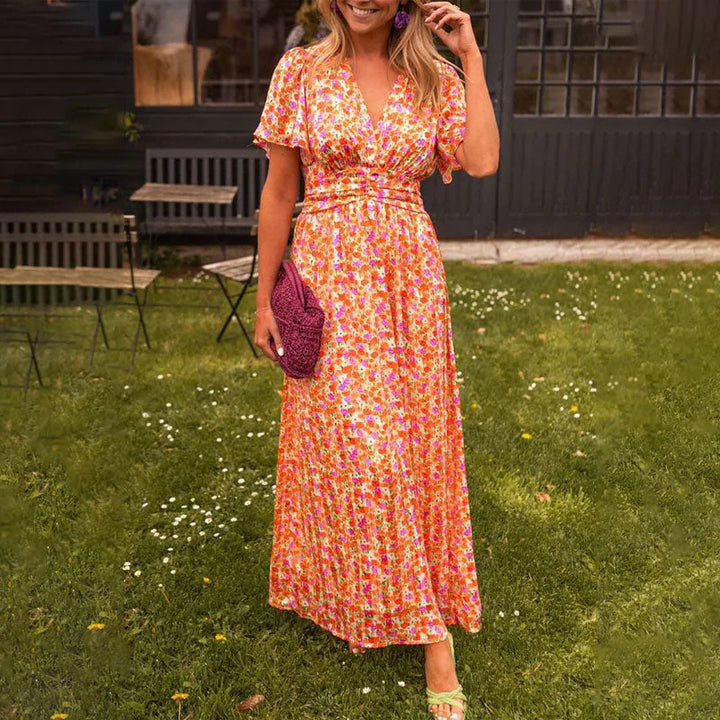 Elsie - Classic V-Neck Dress 2